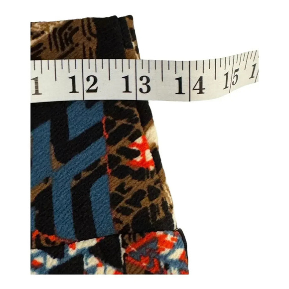 NEW LuLaRoe Cassie Women's XS Geometric Pencil Midi Skirt Multicolor Casual‎ - Picture 4 of 6